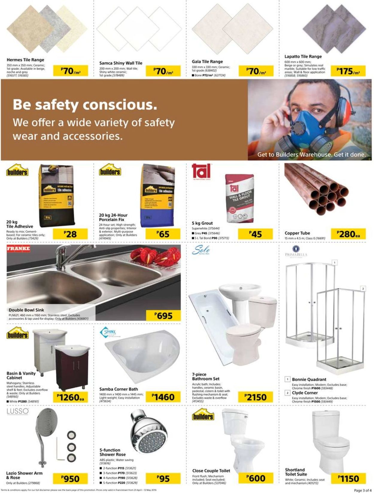 Builders Warehouse - Francistown Catalogue - 2019/04/23-2019/05/12 (Page 3)
