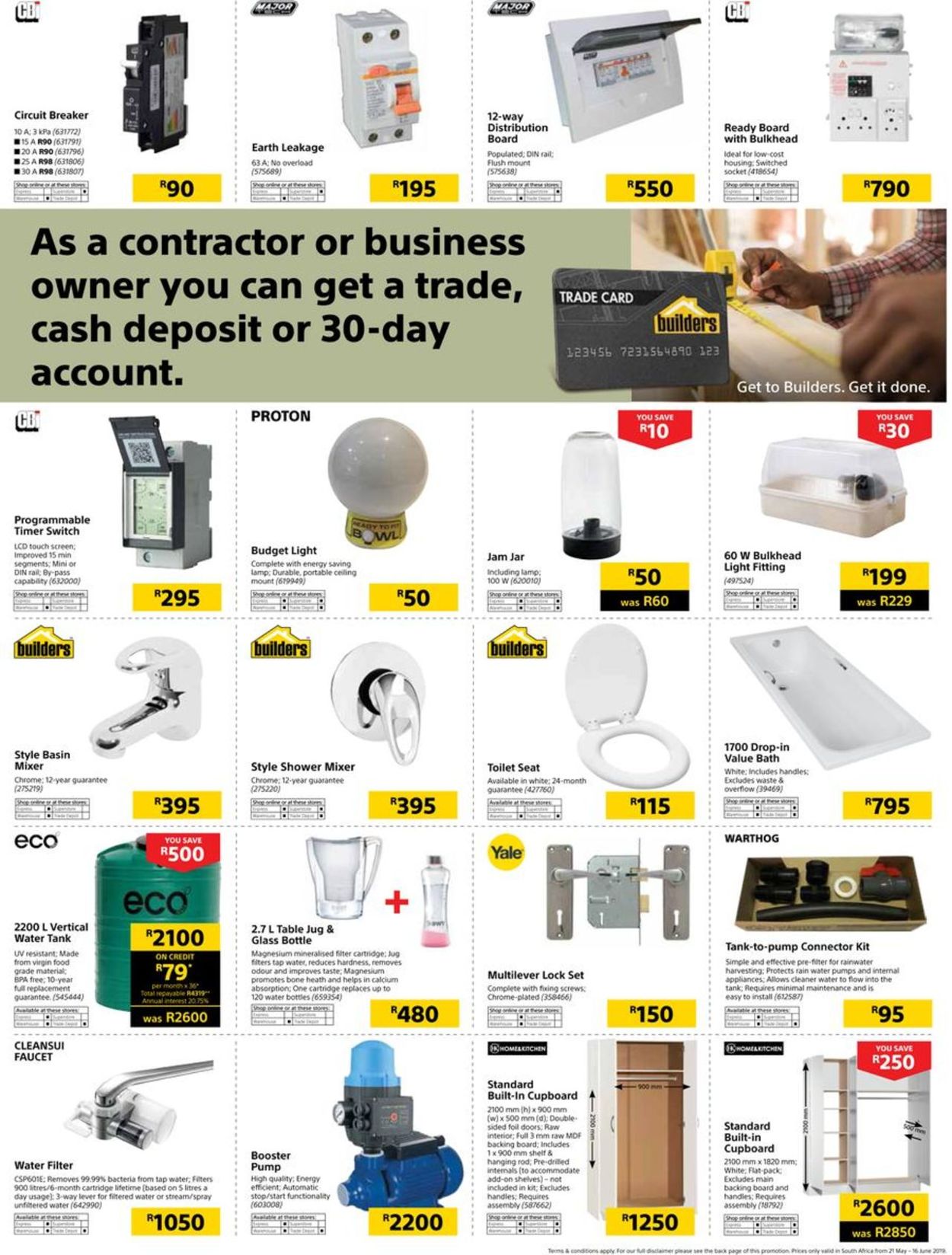 Builders Warehouse Catalogue - 2019/05/21-2019/06/16 (Page 32)