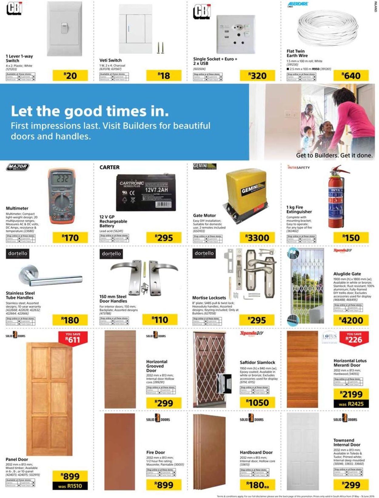 Builders Warehouse Catalogue - 2019/05/21-2019/06/16 (Page 31)