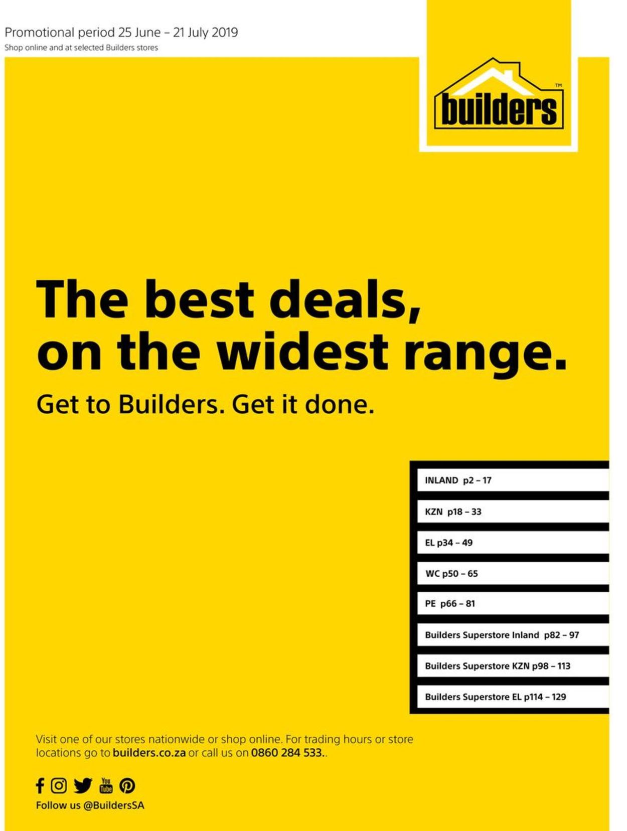 Builders Warehouse Catalogue - 2019/06/25-2019/07/21