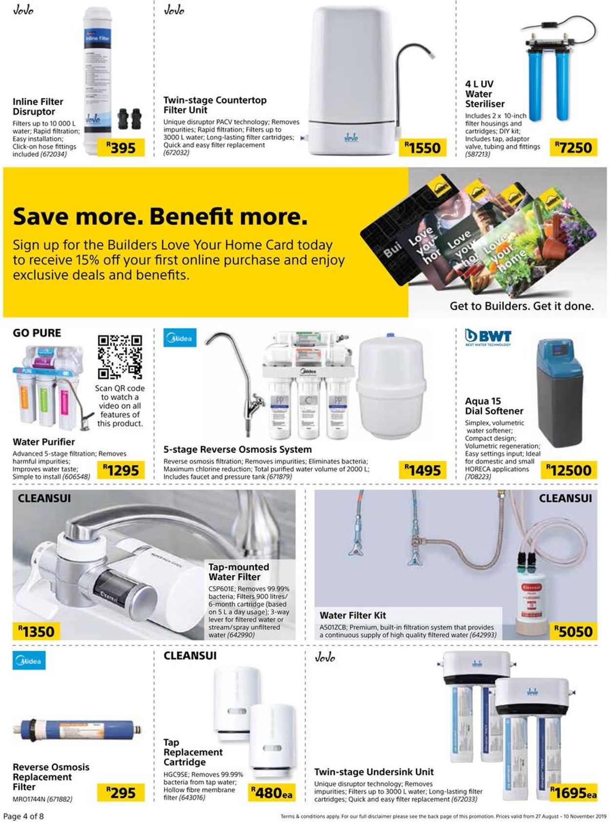 Builders Warehouse Catalogue - 2019/08/27-2019/11/10 (Page 4)