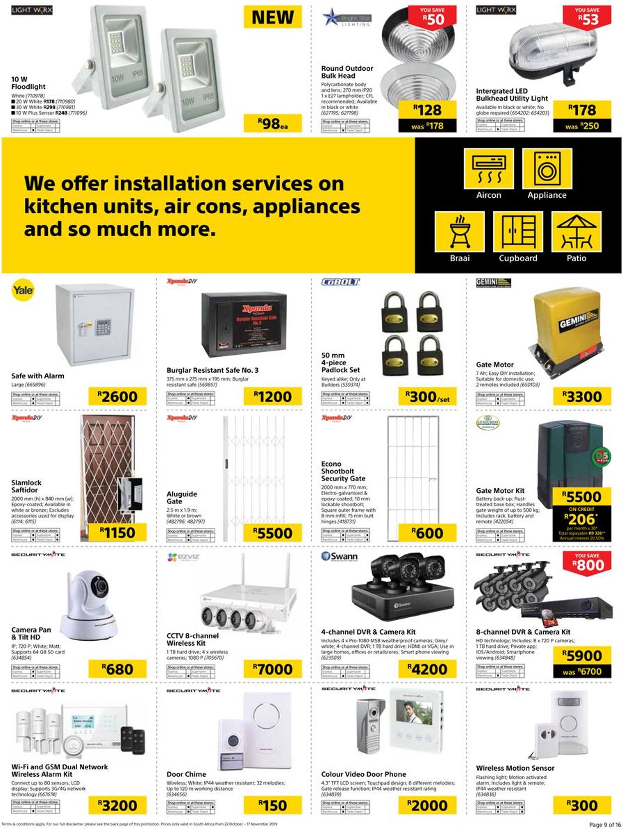 Builders Warehouse Catalogue - 2019/10/22-2019/11/17 (Page 58)
