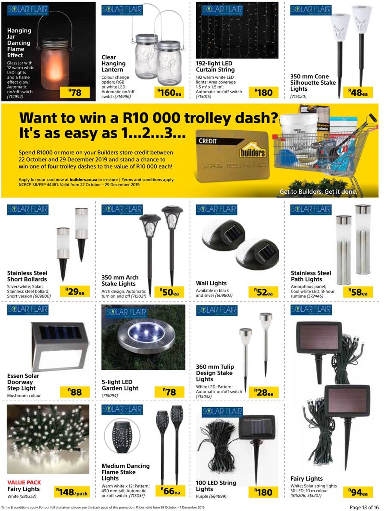 Builders Warehouse Catalogue - 2019/10/29-2019/12/01 (Page 13)