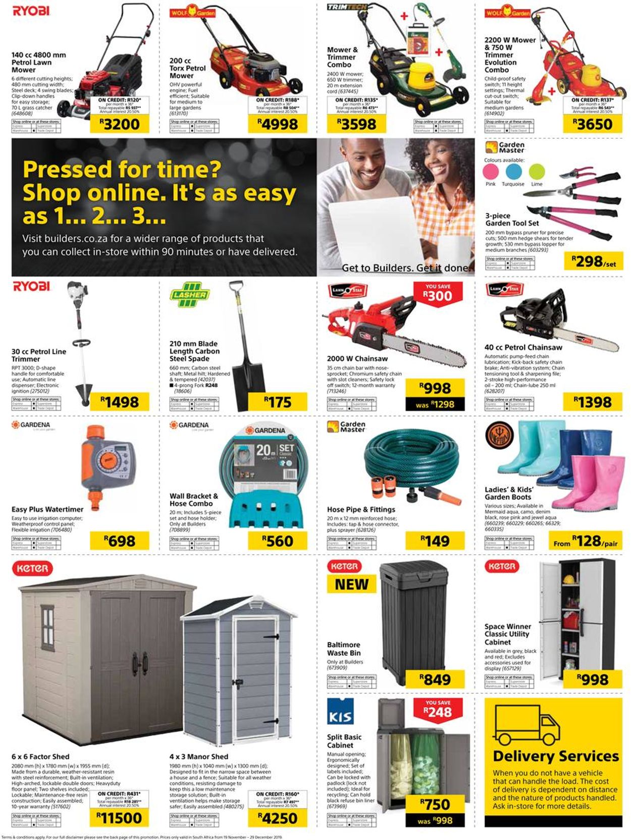 Builders Warehouse Catalogue - 2019/11/19-2019/12/29 (Page 34)