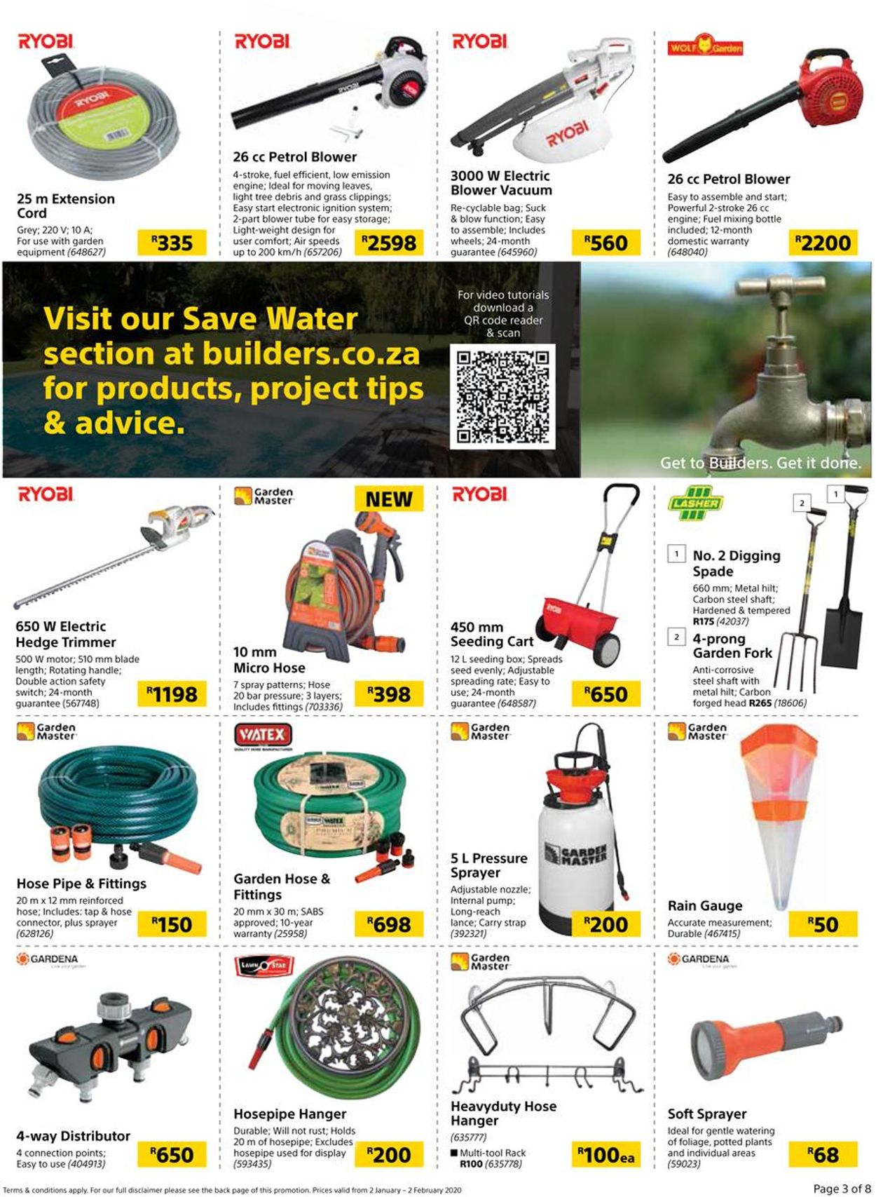 Builders Warehouse Catalogue - 2020/01/02-2020/02/02 (Page 3)