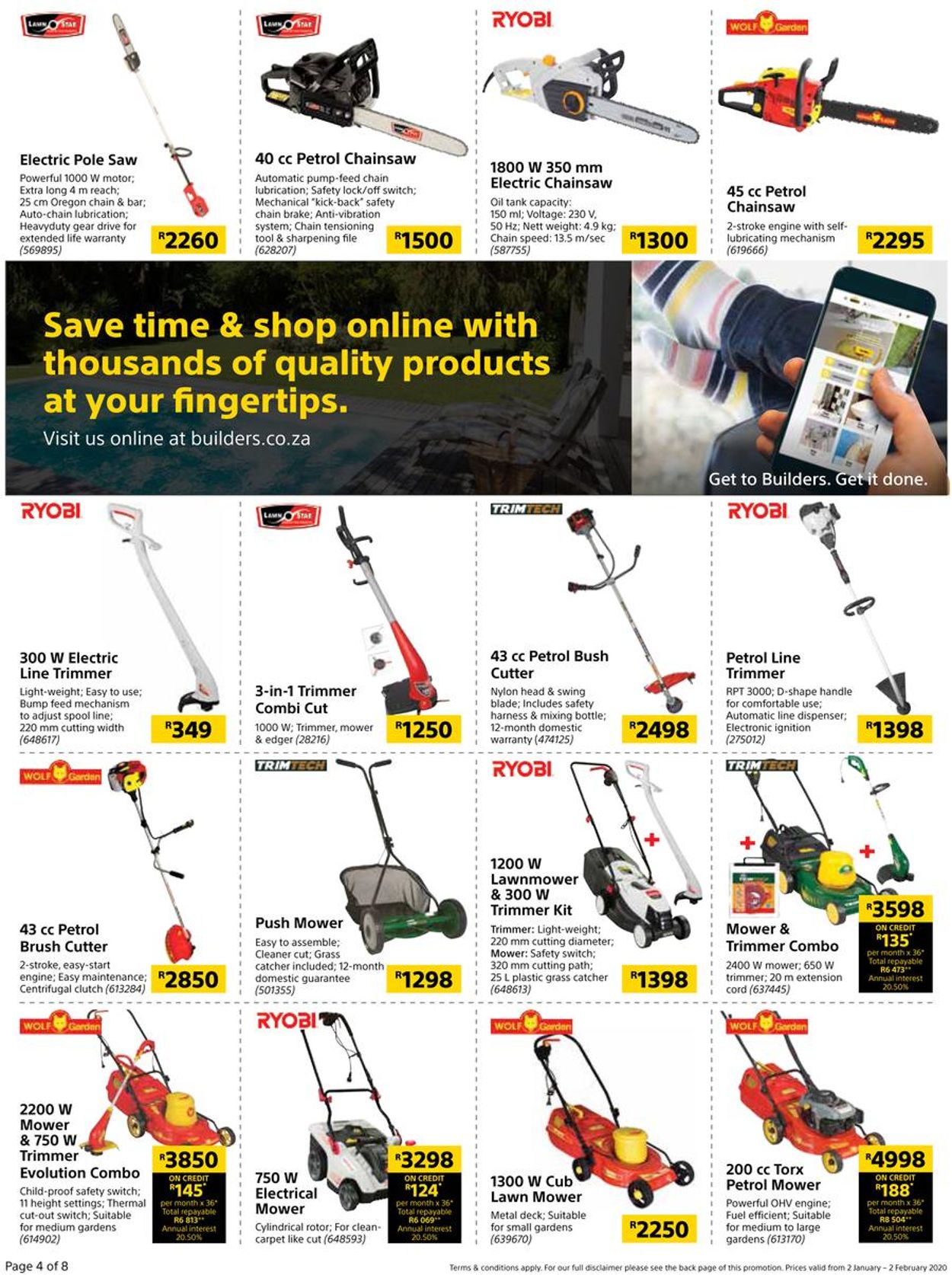 Builders Warehouse Catalogue - 2020/01/02-2020/02/02 (Page 4)