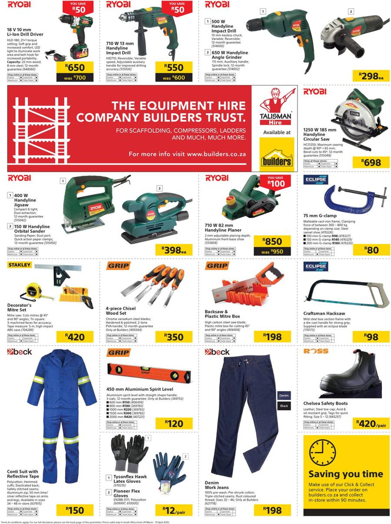 Builders Warehouse Catalogue - 2020/03/24-2020/04/19 (Page 20)
