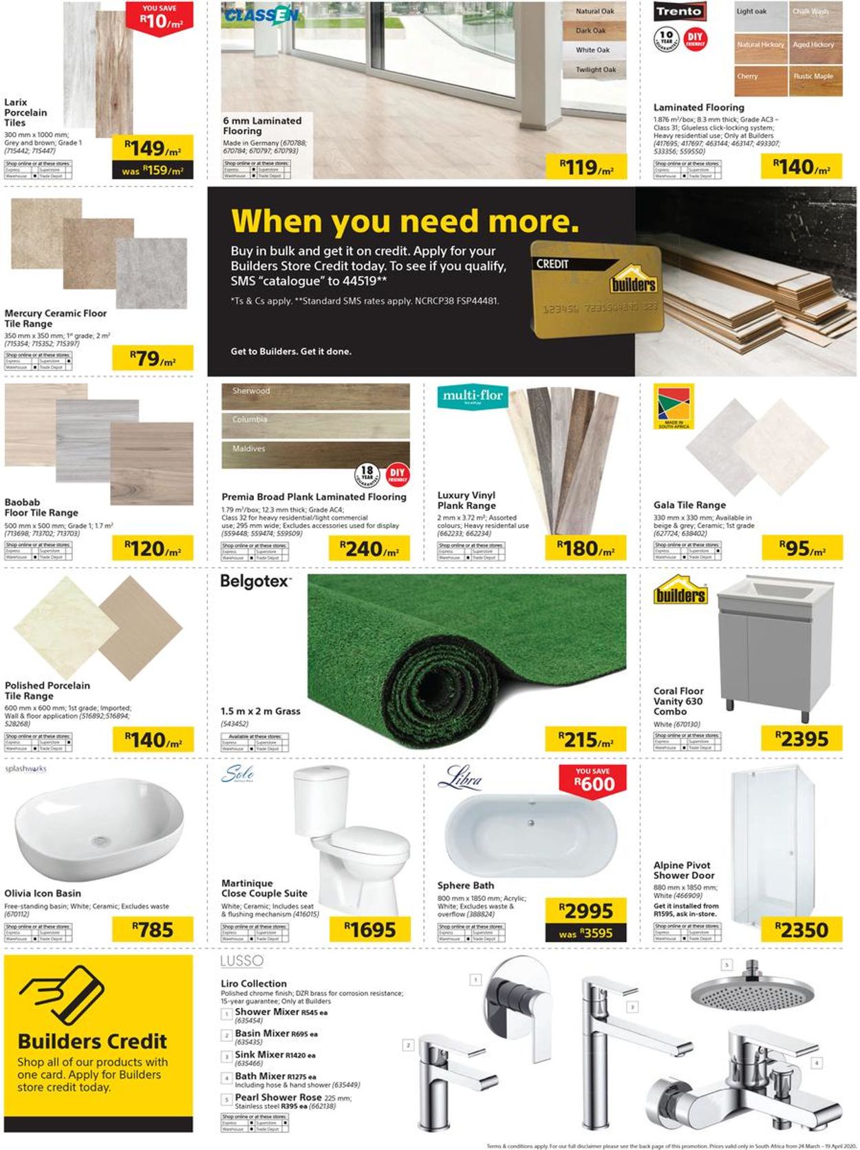 Builders Warehouse Catalogue - 2020/03/24-2020/04/19 (Page 39)