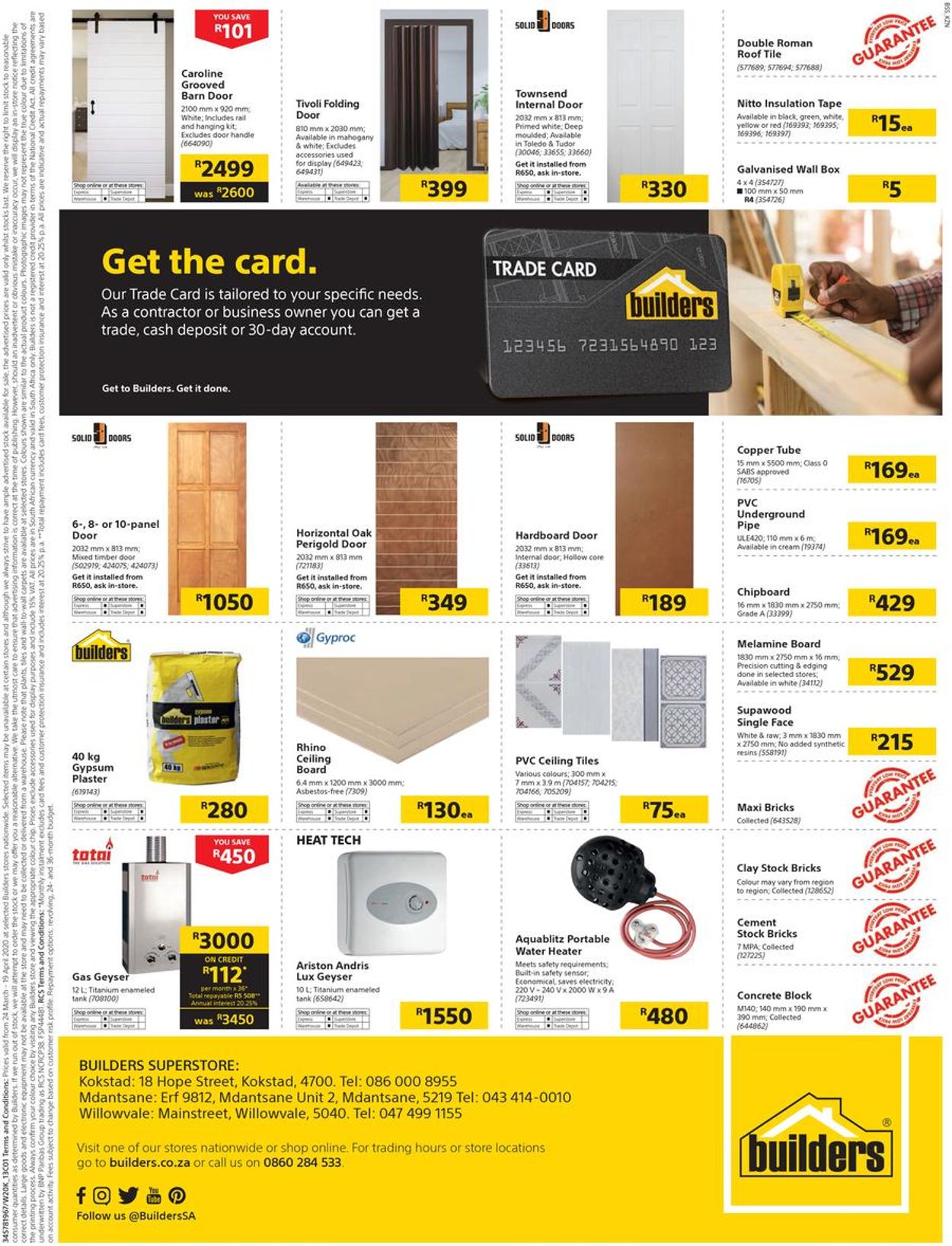 Builders Warehouse Catalogue - 2020/03/24-2020/04/19 (Page 41)