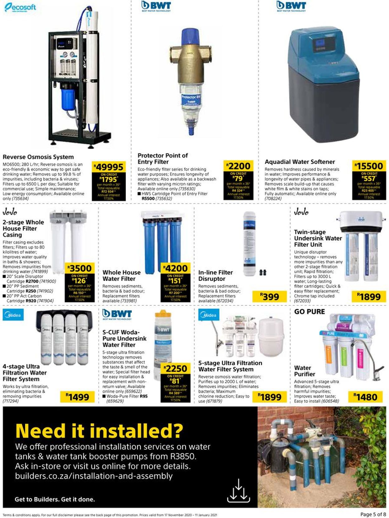 Builders Warehouse Catalogue - 2020/11/17-2021/01/11 (Page 5)