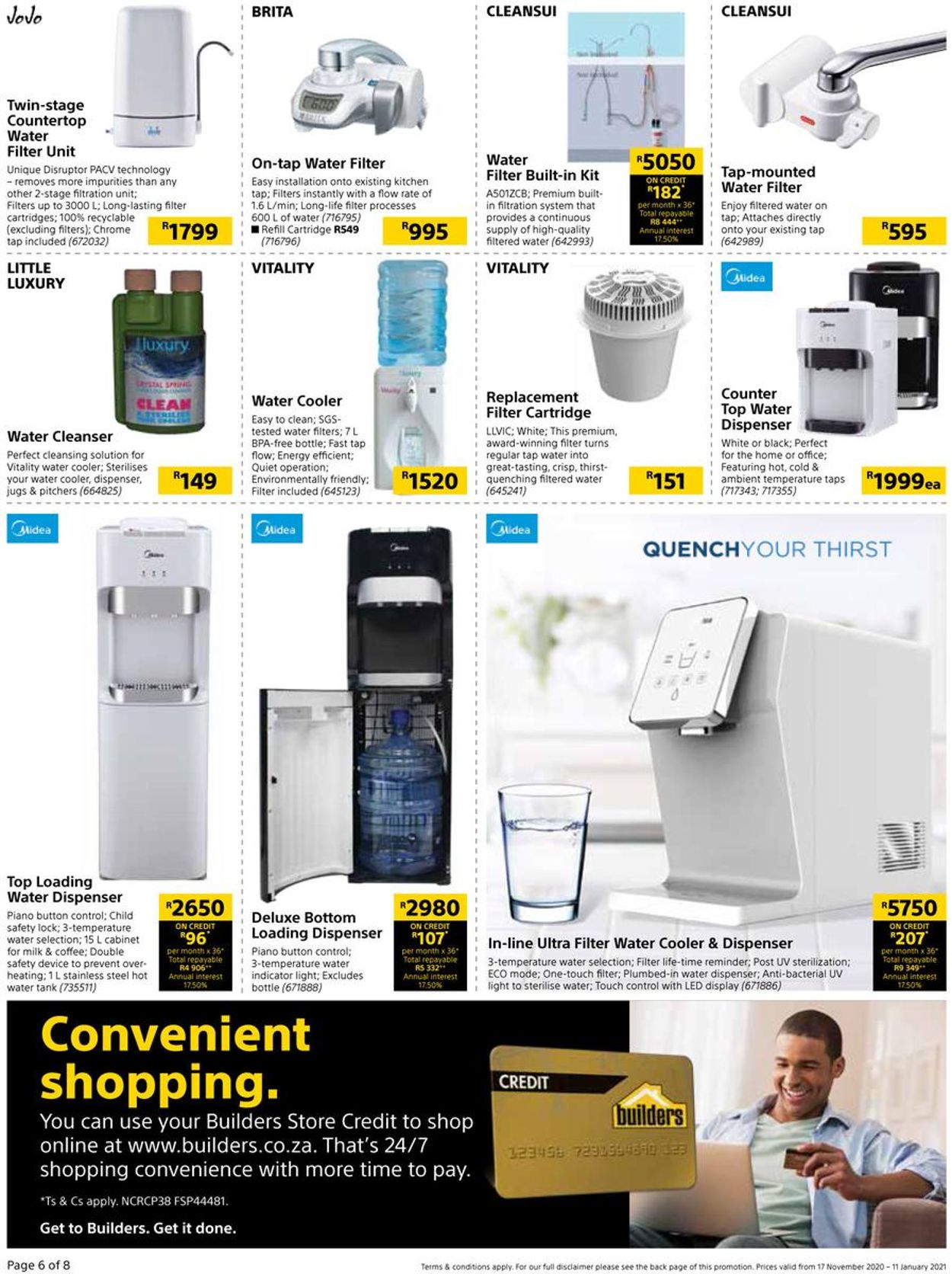 Builders Warehouse Catalogue - 2020/11/17-2021/01/11 (Page 6)