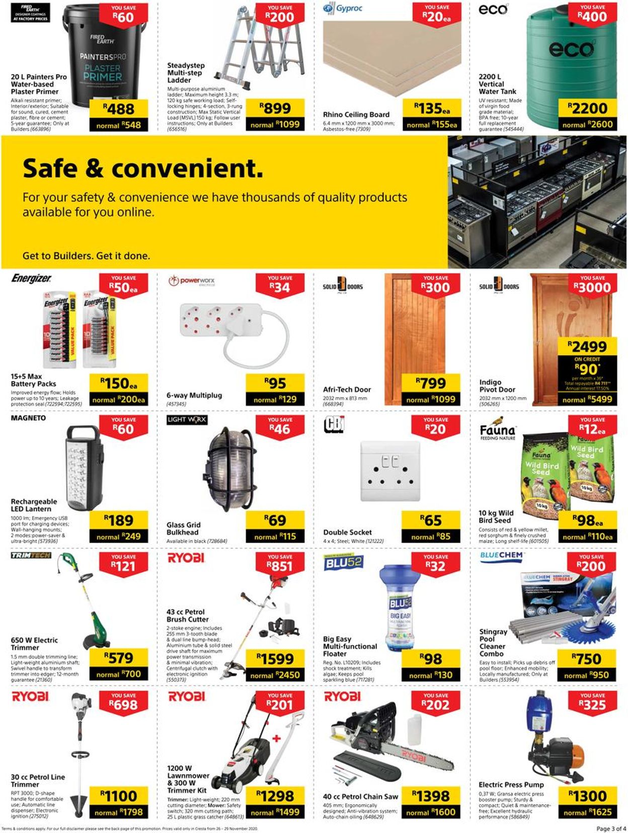 Builders Warehouse Black Friday 2020 Catalogue - 2020/11/26-2020/11/29 (Page 3)