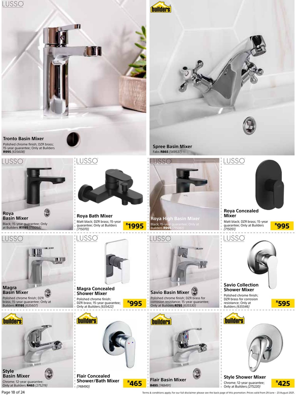 Builders Warehouse Catalogue - 2021/06/29-2021/08/23 (Page 18)