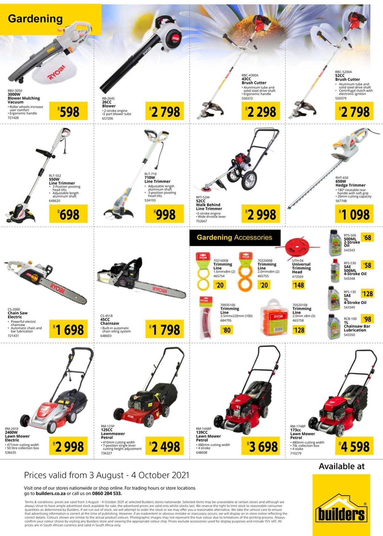 Builders Warehouse Catalogue - 2021/08/03-2021/10/04 (Page 8)