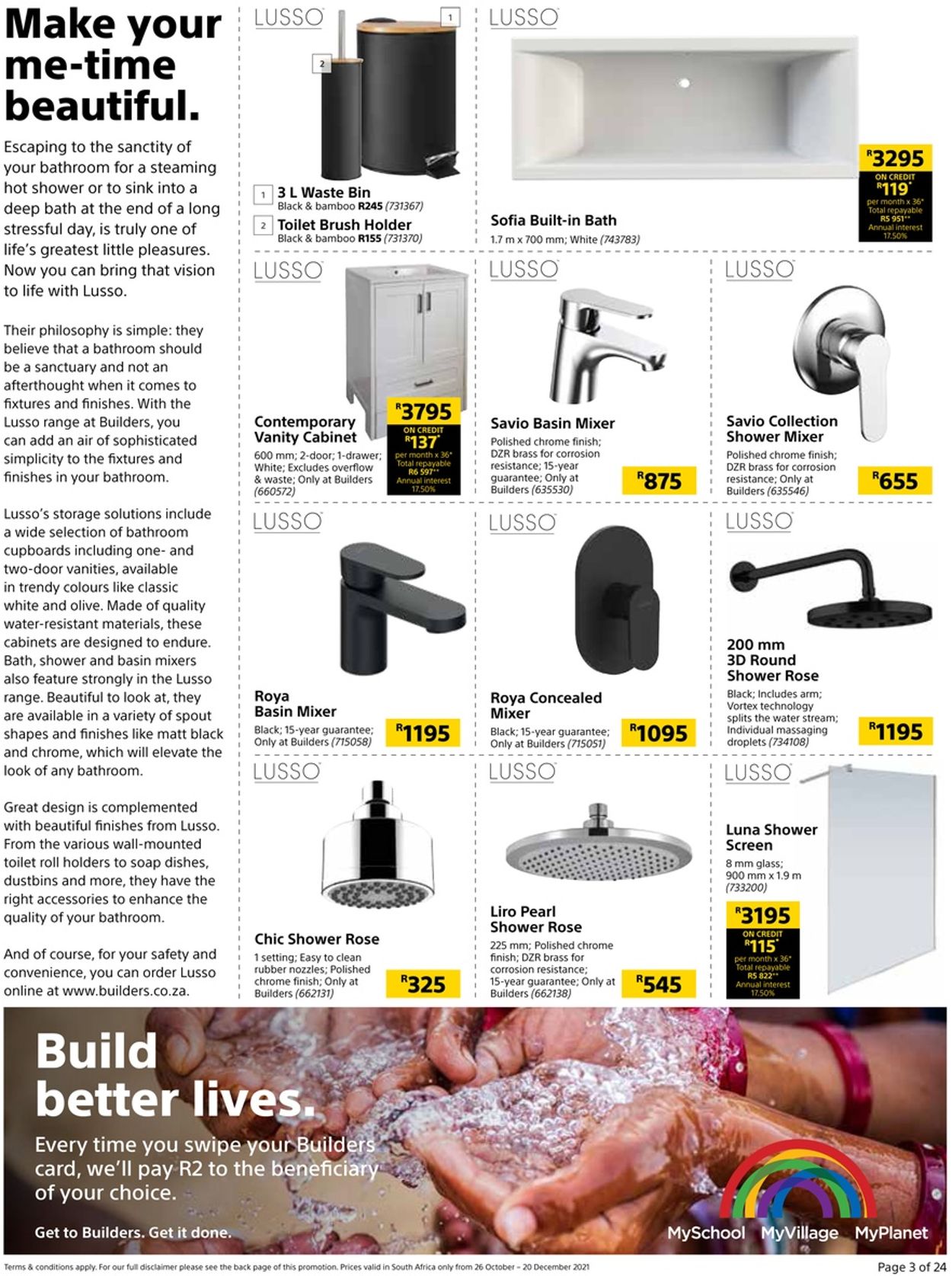 Builders Warehouse Catalogue - 2021/10/26-2021/12/20 (Page 3)