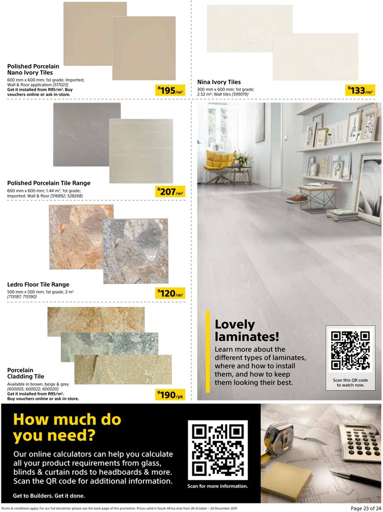 Builders Warehouse Catalogue - 2021/10/26-2021/12/20 (Page 23)