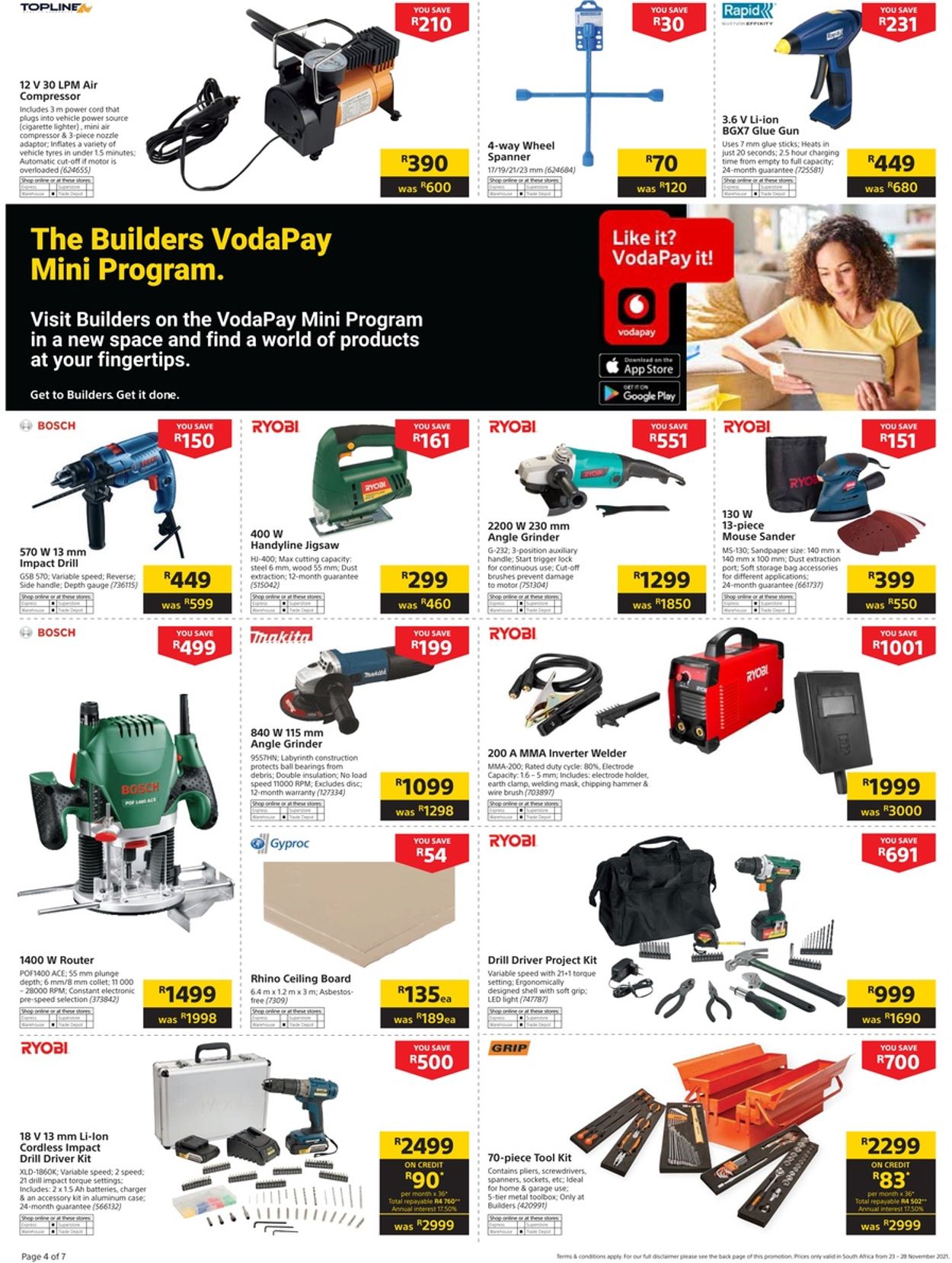 Builders Warehouse BLACK WEEK 2021 Catalogue - 2021/11/23-2021/11/28 (Page 4)