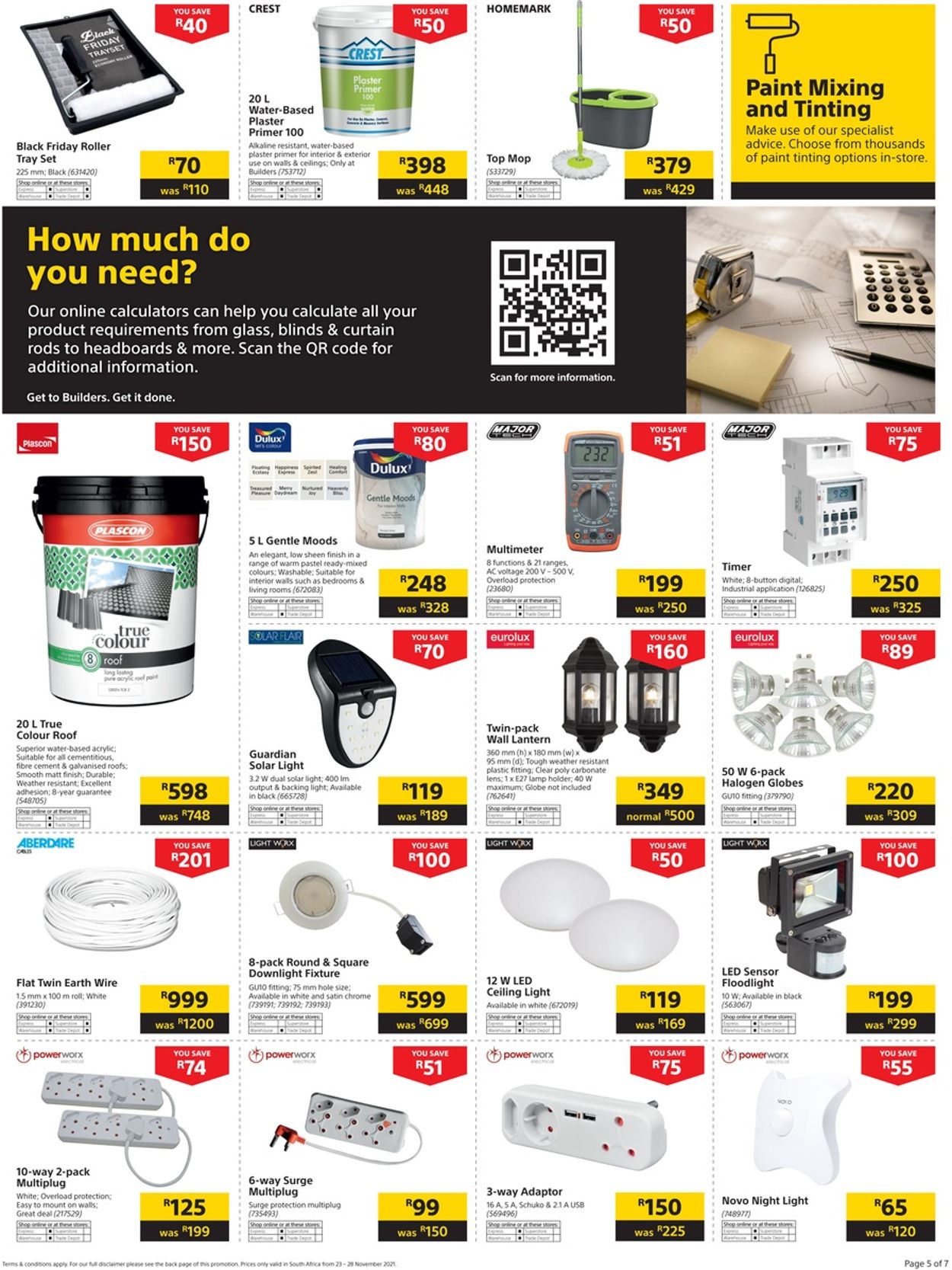 Builders Warehouse BLACK WEEK 2021 Catalogue - 2021/11/23-2021/11/28 (Page 5)