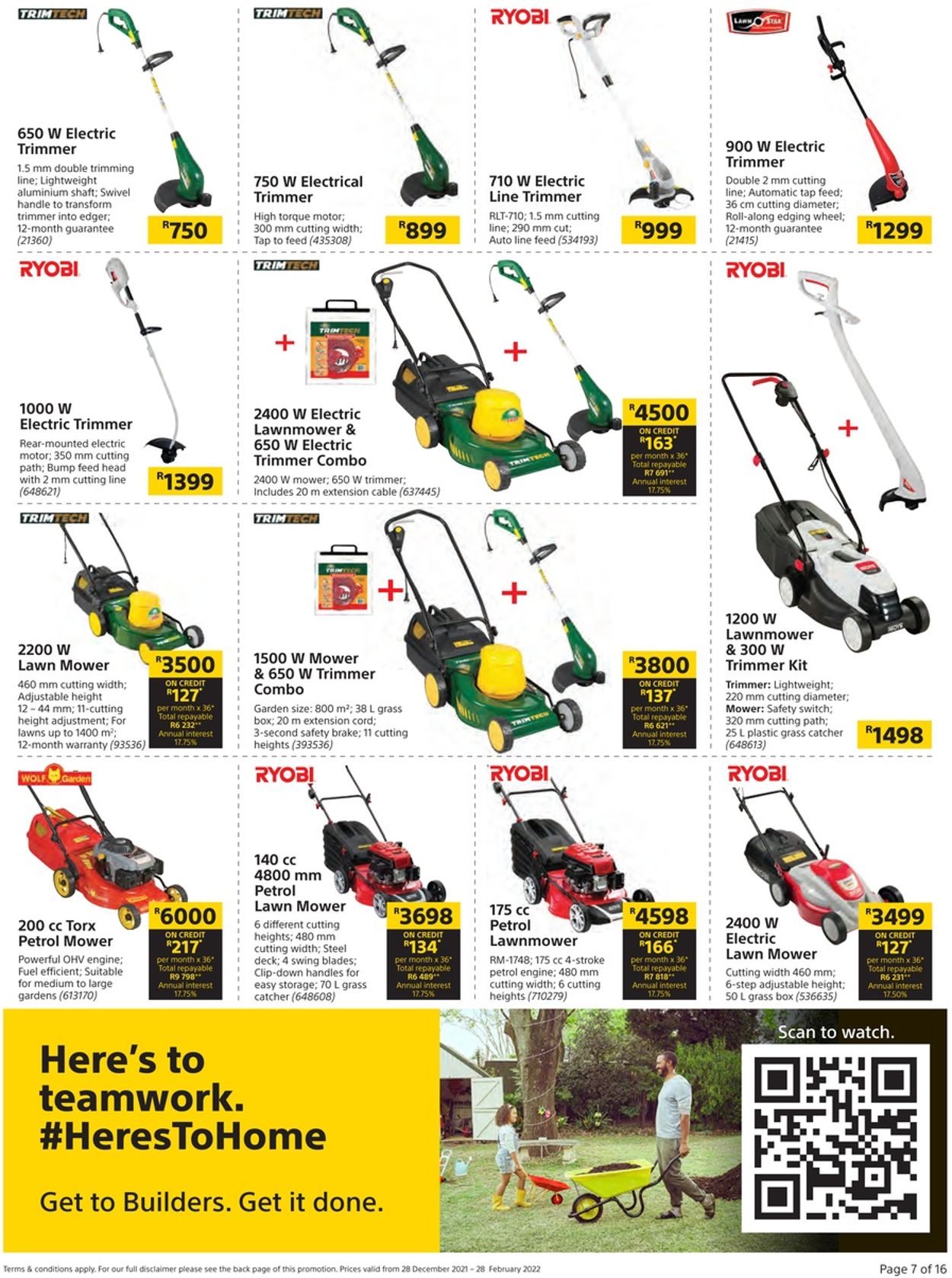 Builders Warehouse Catalogue - 2021/12/28-2022/02/28 (Page 7)