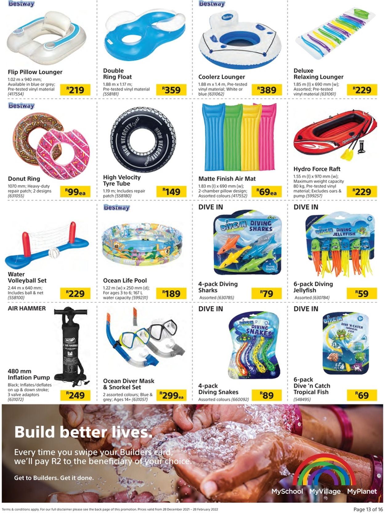 Builders Warehouse Catalogue - 2021/12/28-2022/02/28 (Page 13)