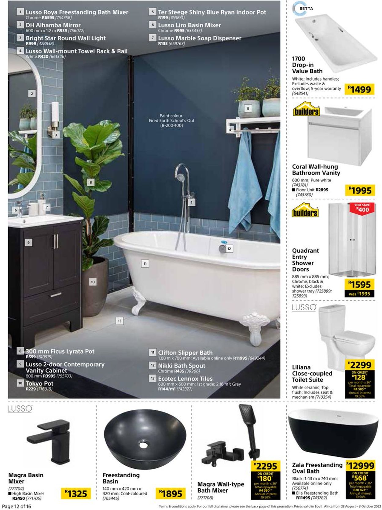 Builders Warehouse Catalogue - 2022/08/23-2022/10/03 (Page 12)