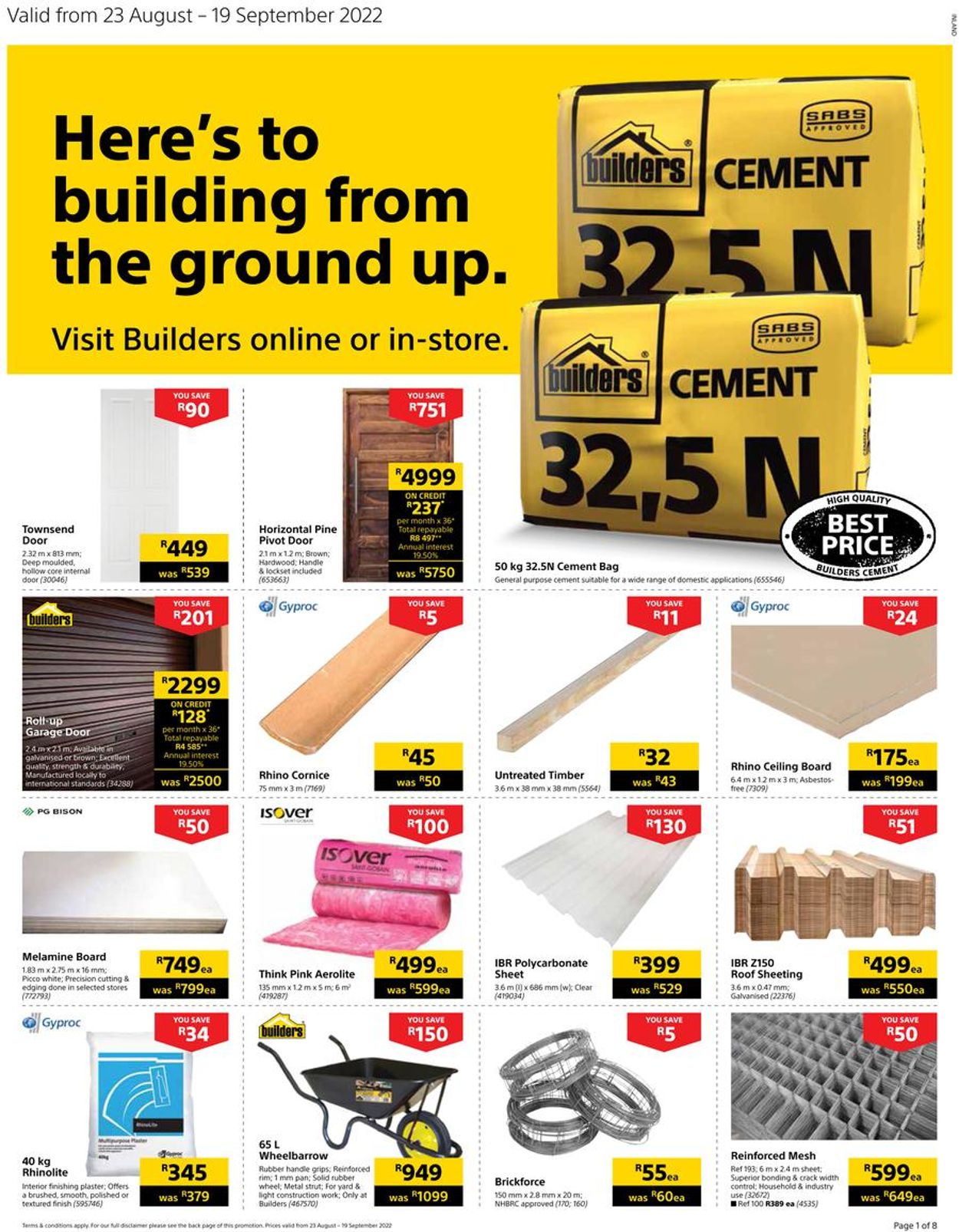 Builders Warehouse Catalogue - 2022/08/23-2022/09/19