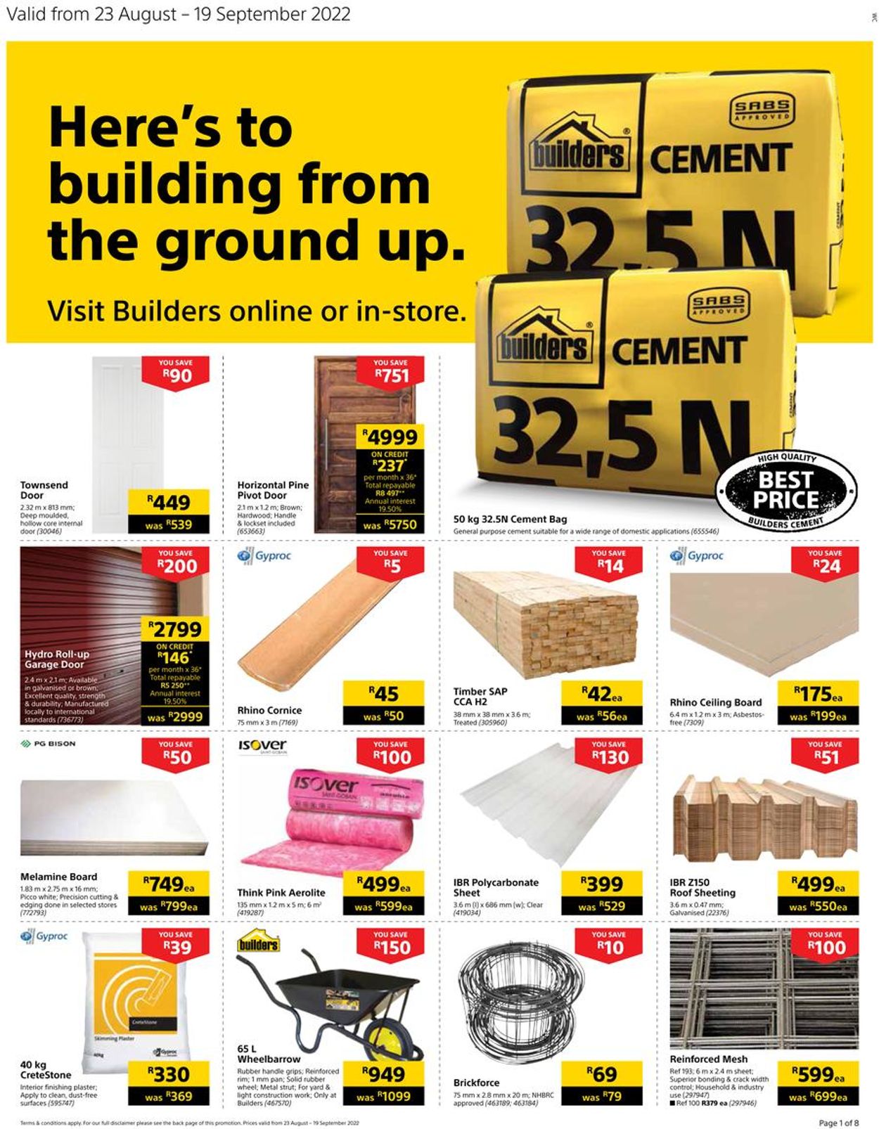Builders Warehouse Catalogue - 2022/08/23-2022/09/19