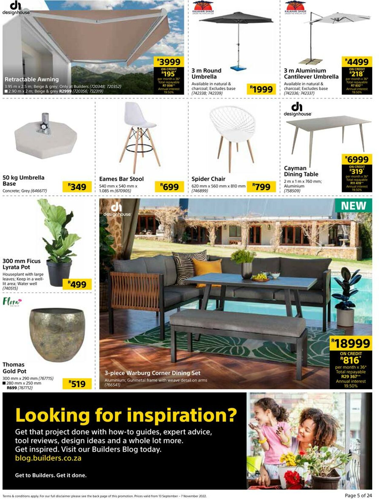 Builders Warehouse Catalogue - 2022/09/13-2022/11/07 (Page 5)
