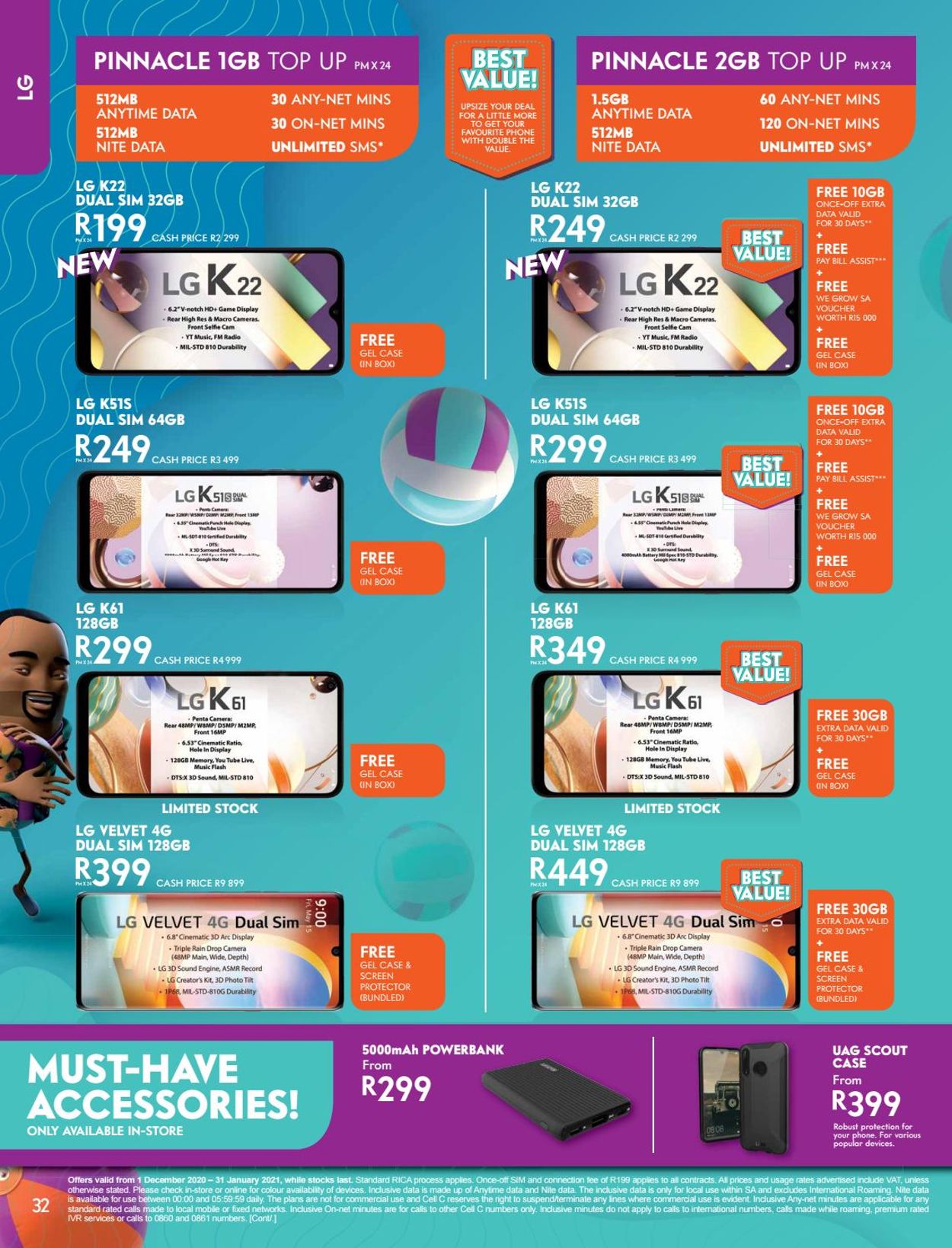 Cell C Catalogue - 2020/12/07-2021/01/31 (Page 32)