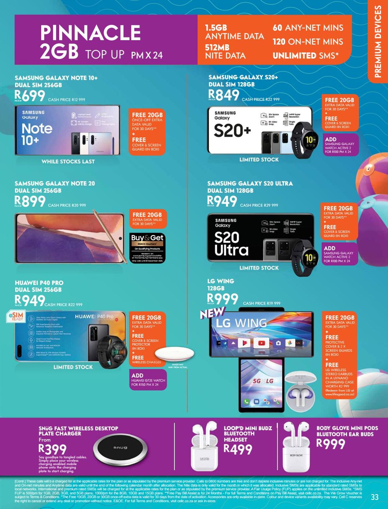 Cell C Catalogue - 2020/12/07-2021/01/31 (Page 33)