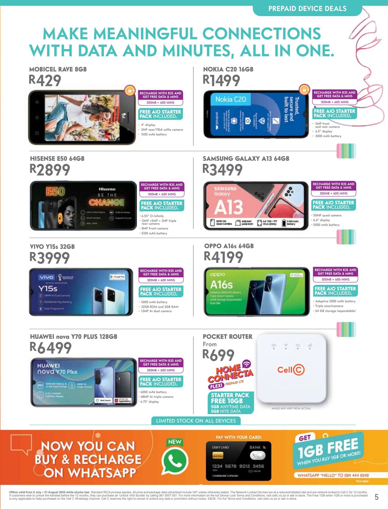 Cell C Catalogue - 2022/07/01-2022/08/31 (Page 5)
