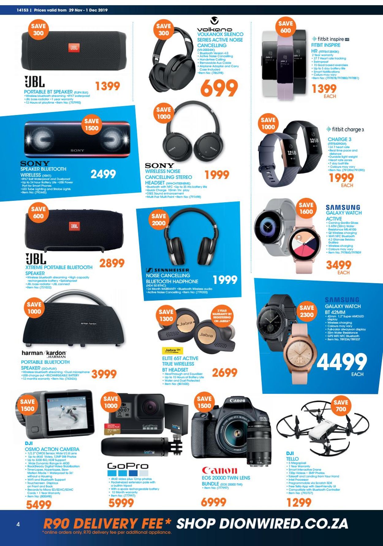 Dion Wired - Black Friday 2019 Catalogue - 2019/11/29-2019/12/01 (Page 4)