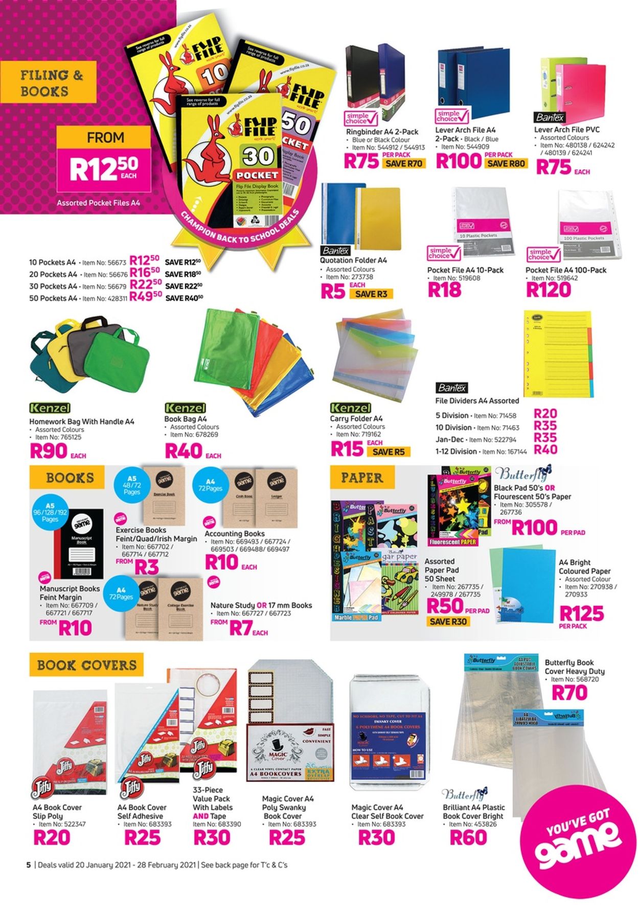 Game Back To School 2021 Catalogue - 2021/01/20-2021/02/28 (Page 5)