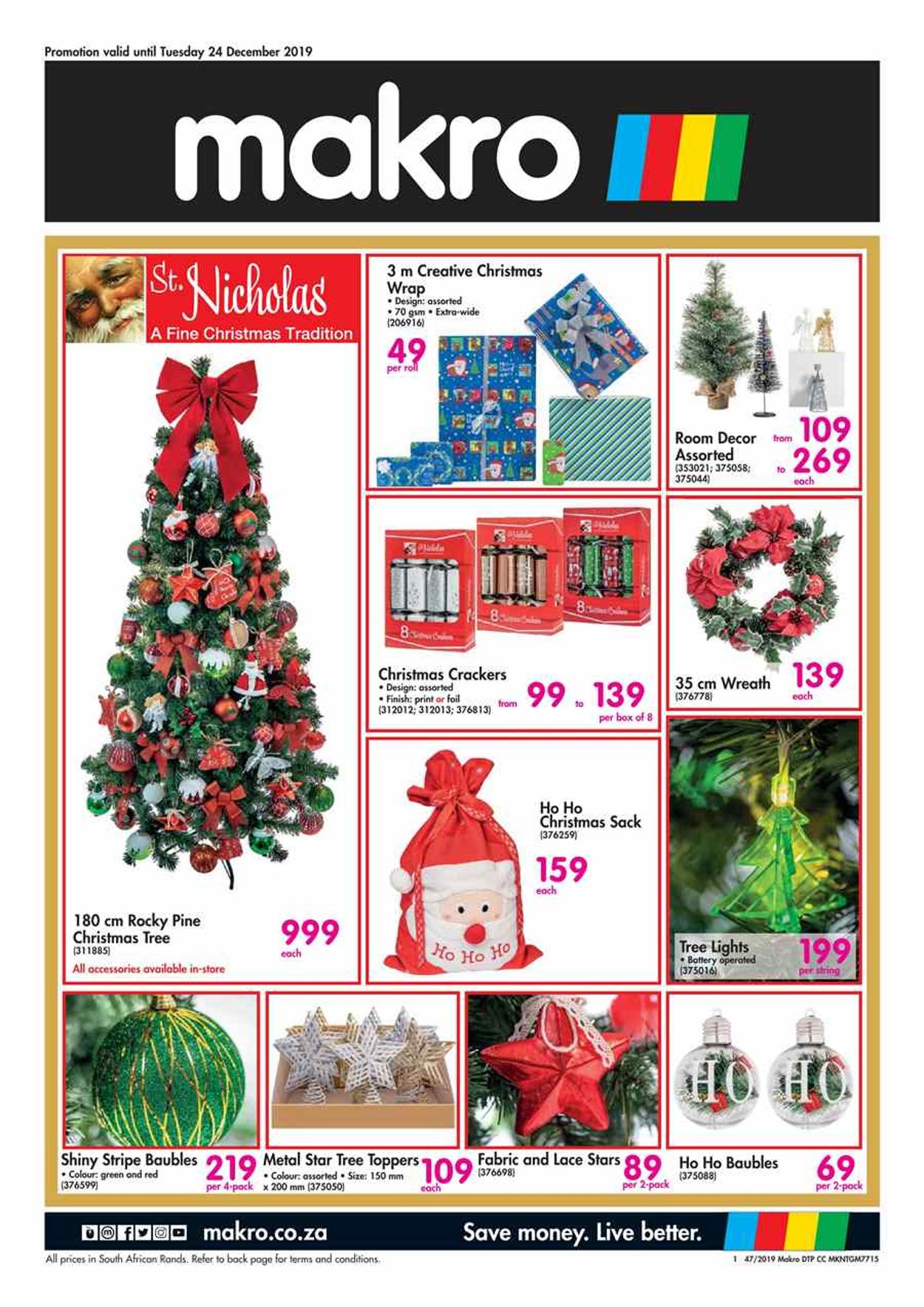 Makro Christmas Catalogue 2019 Catalogue - 2019/11/18-2019/12/24