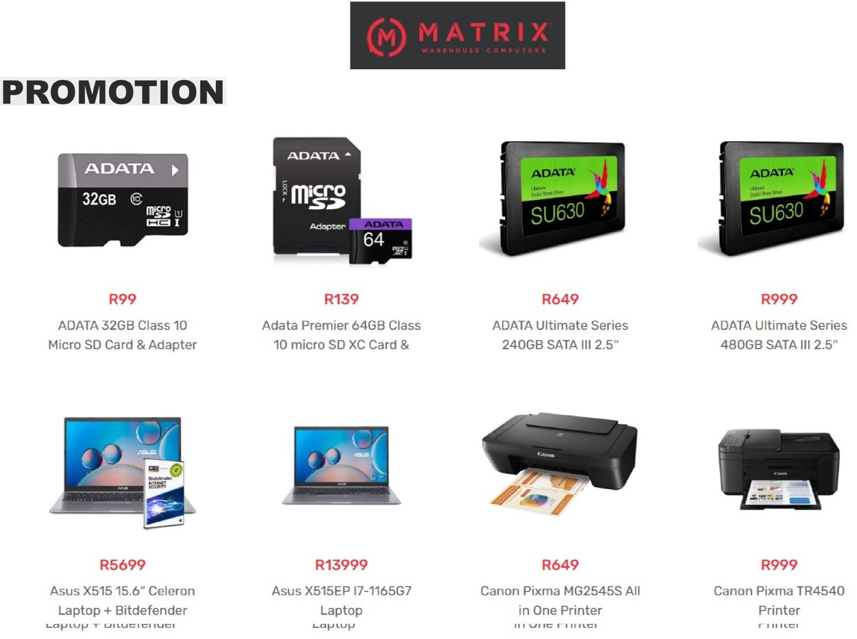 Matrix Warehouse Catalogue - 2022/05/26-2022/06/02
