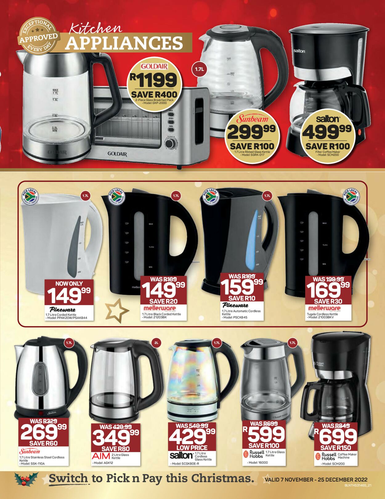 Pick n Pay Catalogue - 2022/11/07-2022/12/25 (Page 21)