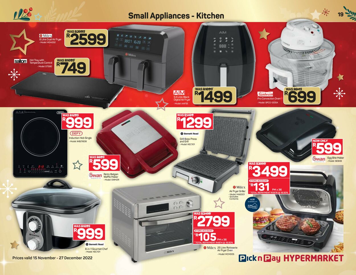Pick n Pay Catalogue - 2022/11/15-2022/12/27 (Page 19)
