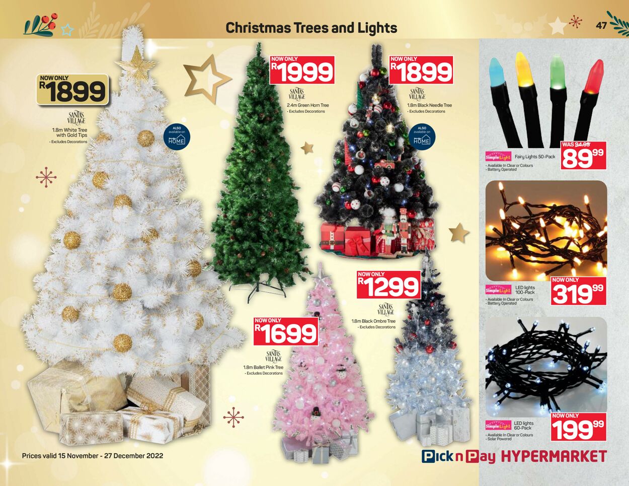 Pick n Pay Catalogue - 2022/11/15-2022/12/27 (Page 47)