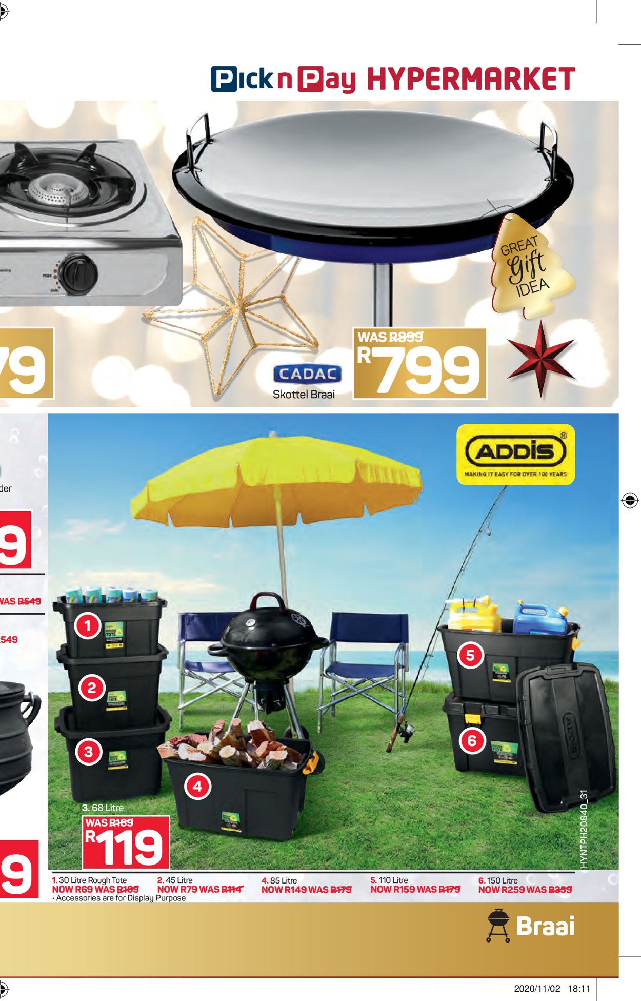 Pick n Pay Holidays 2020 Catalogue - 2020/11/16-2020/11/27 (Page 62)
