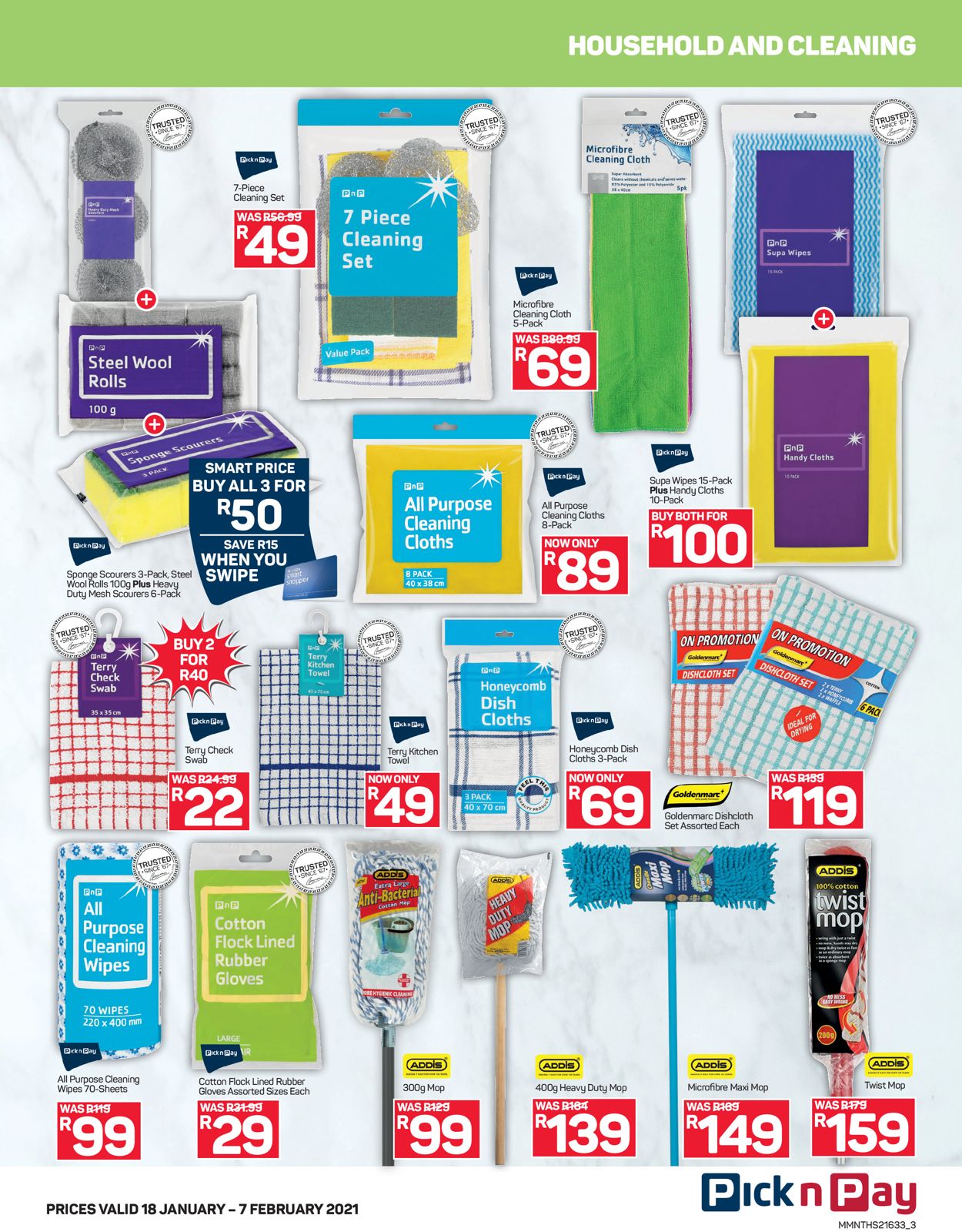 Pick n Pay Save More in Cleaning Essentials 2021 Catalogue - 2021/01/18-2021/02/07 (Page 3)