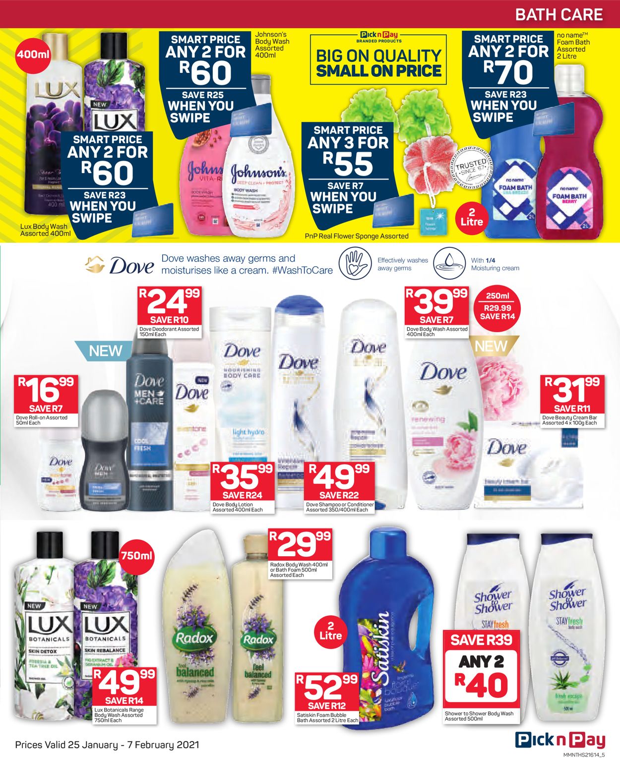 Pick n Pay Savings on Health and Beauty 2021 Catalogue - 2021/01/25-2021/02/07 (Page 5)