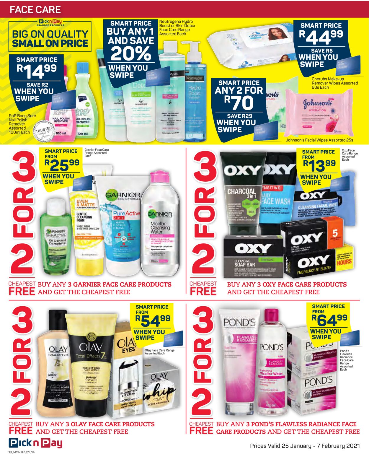 Pick n Pay Savings on Health and Beauty 2021 Catalogue - 2021/01/25-2021/02/07 (Page 10)