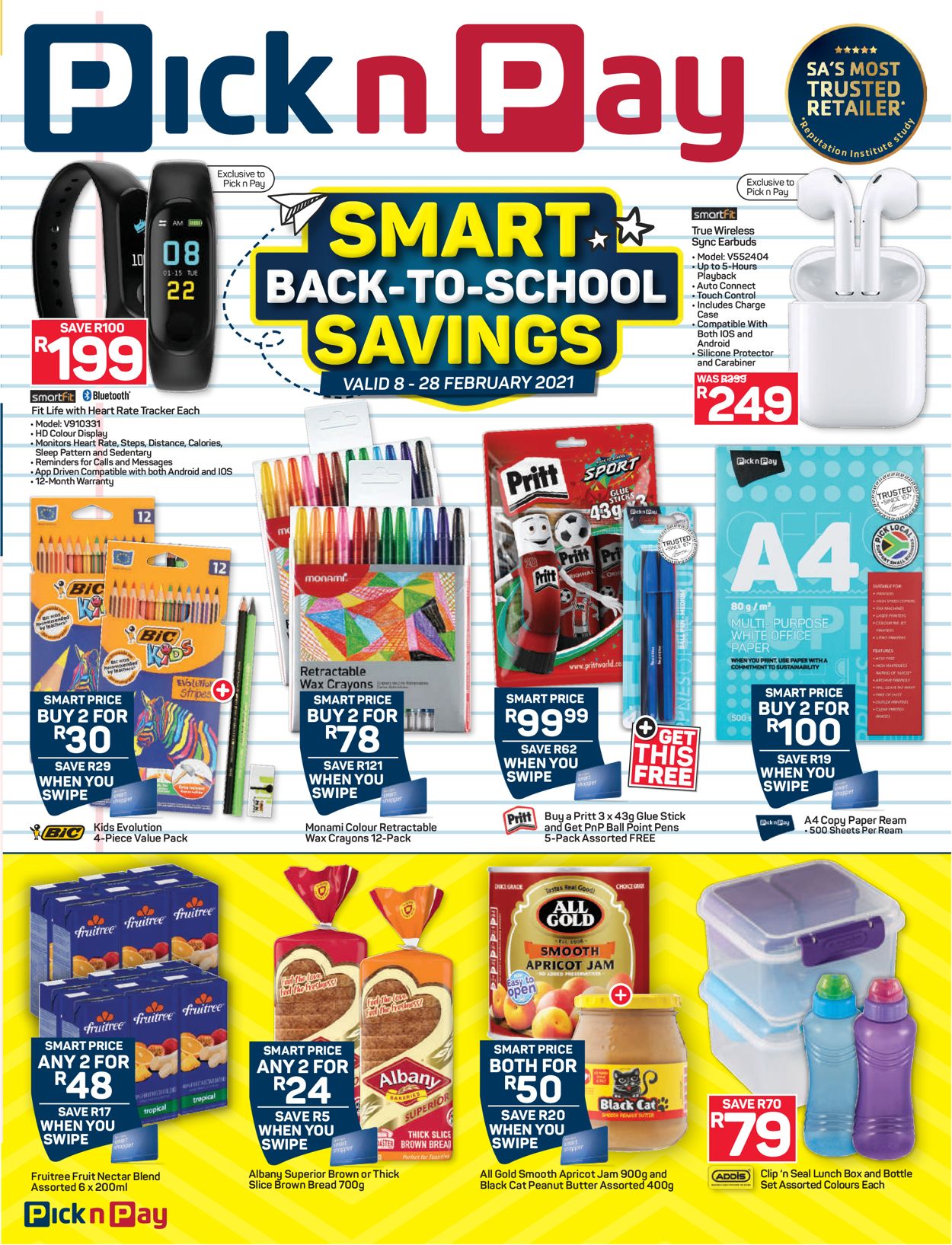 Pick n Pay Back to School 2021 Catalogue - 2021/02/08-2021/02/28