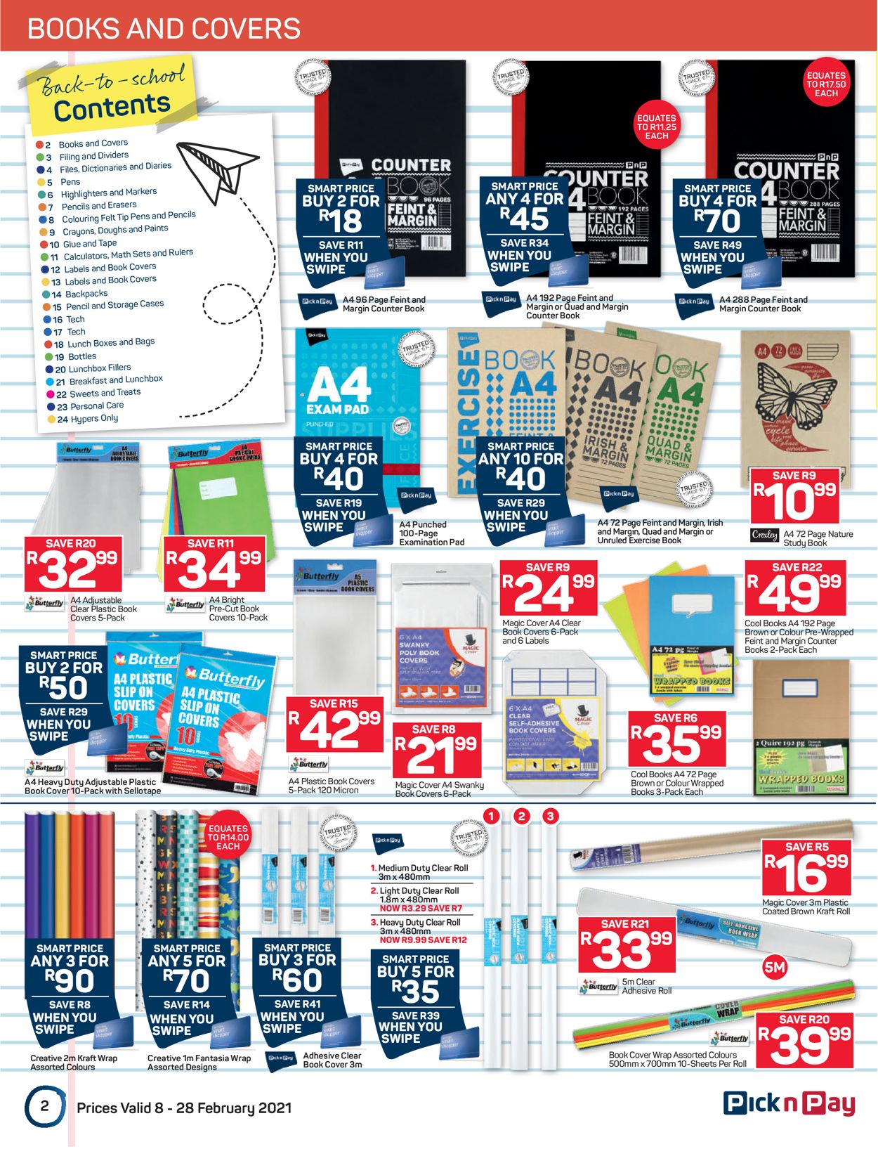 Pick n Pay Back to School 2021 Catalogue - 2021/02/08-2021/02/28 (Page 2)