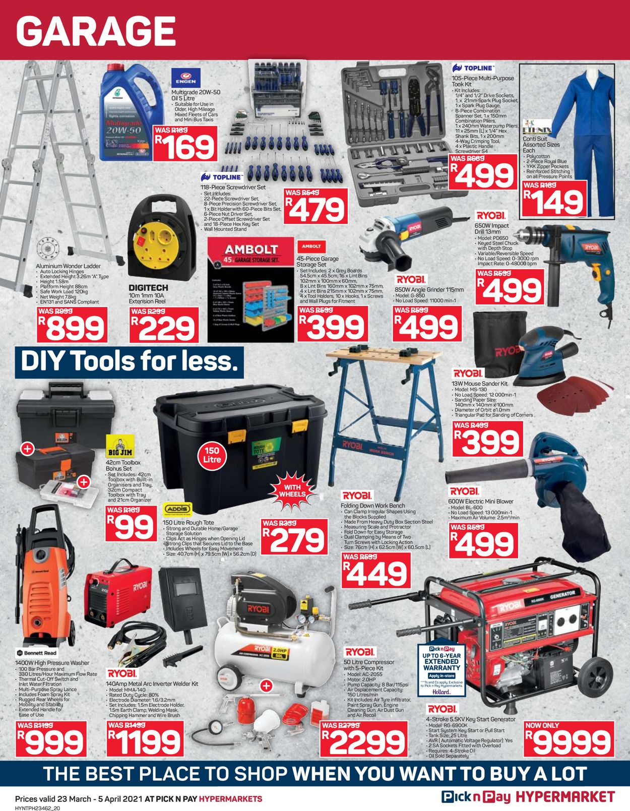 Pick n Pay Catalogue - 2021/03/23-2021/04/05 (Page 20)