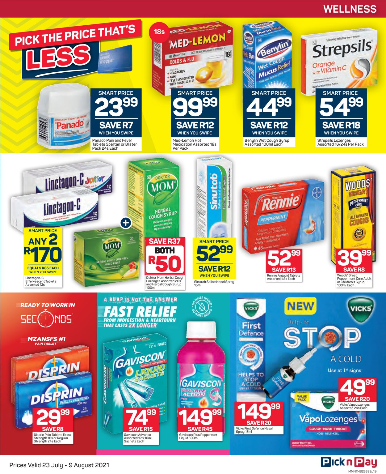 Pick n Pay Catalogue - 2021/07/23-2021/08/09 (Page 19)