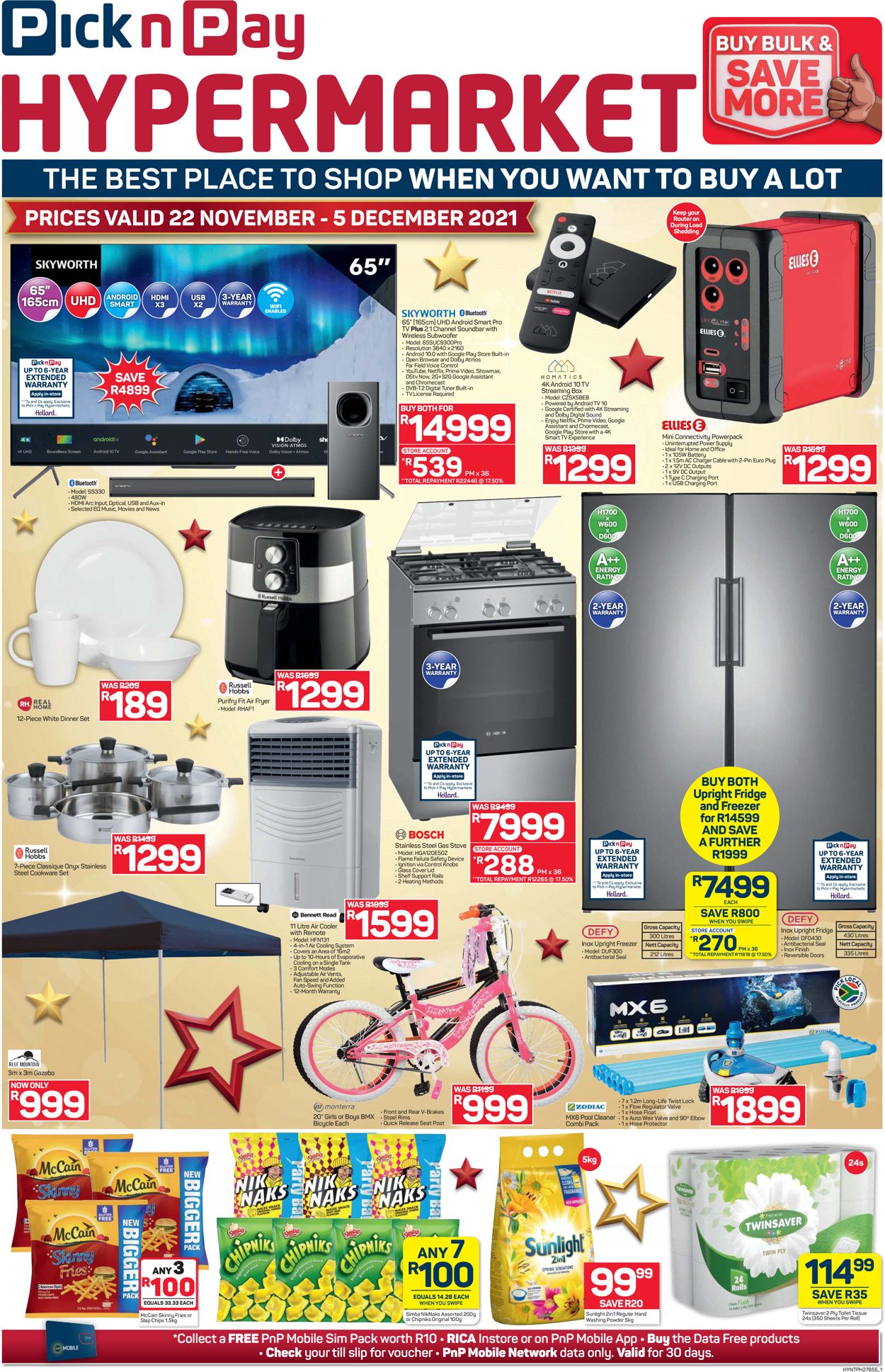 Pick n Pay CYBER MONDAY 2021 Catalogue - 2021/11/22-2021/12/05