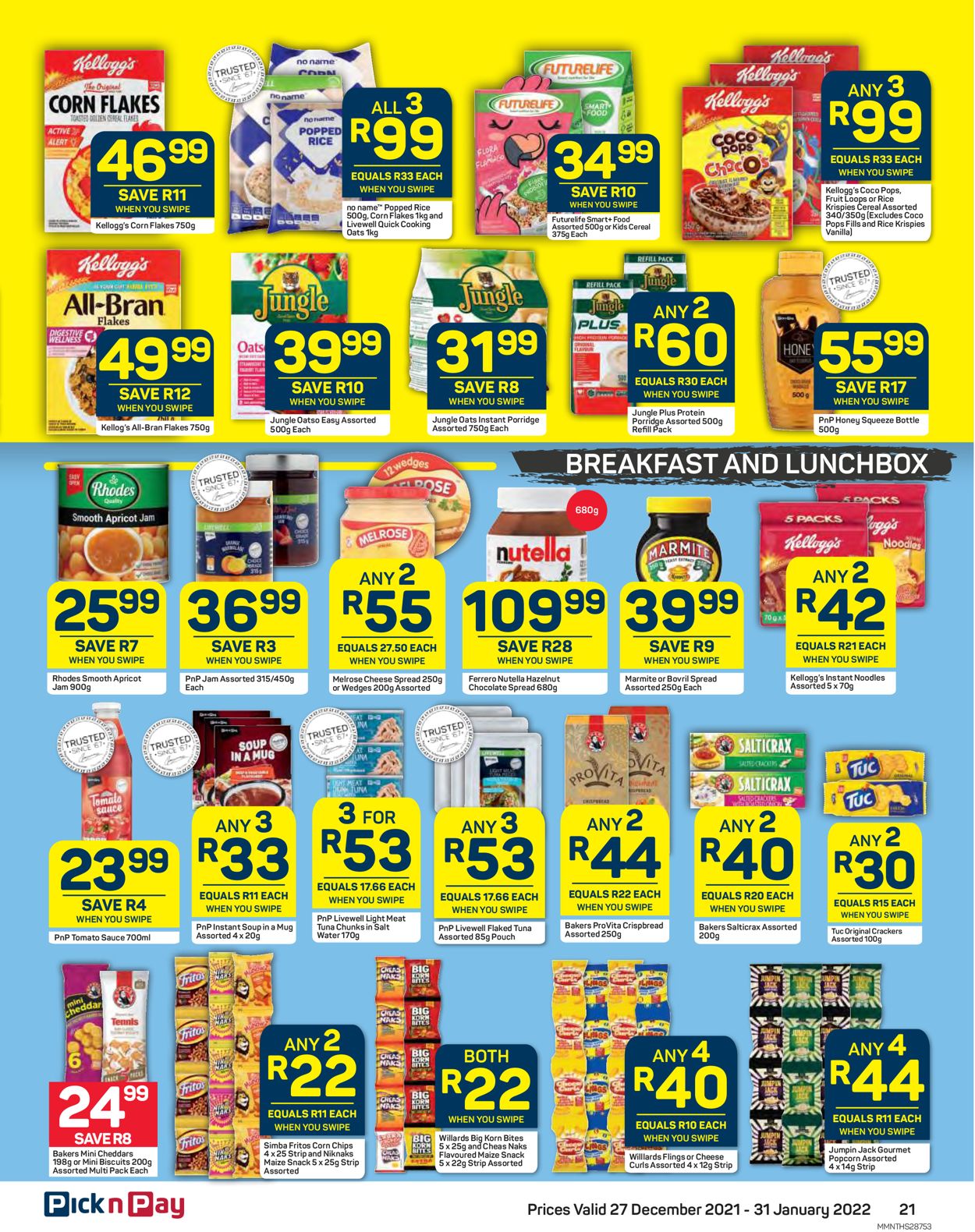 Pick n Pay Catalogue - 2021/12/27-2022/01/31 (Page 21)
