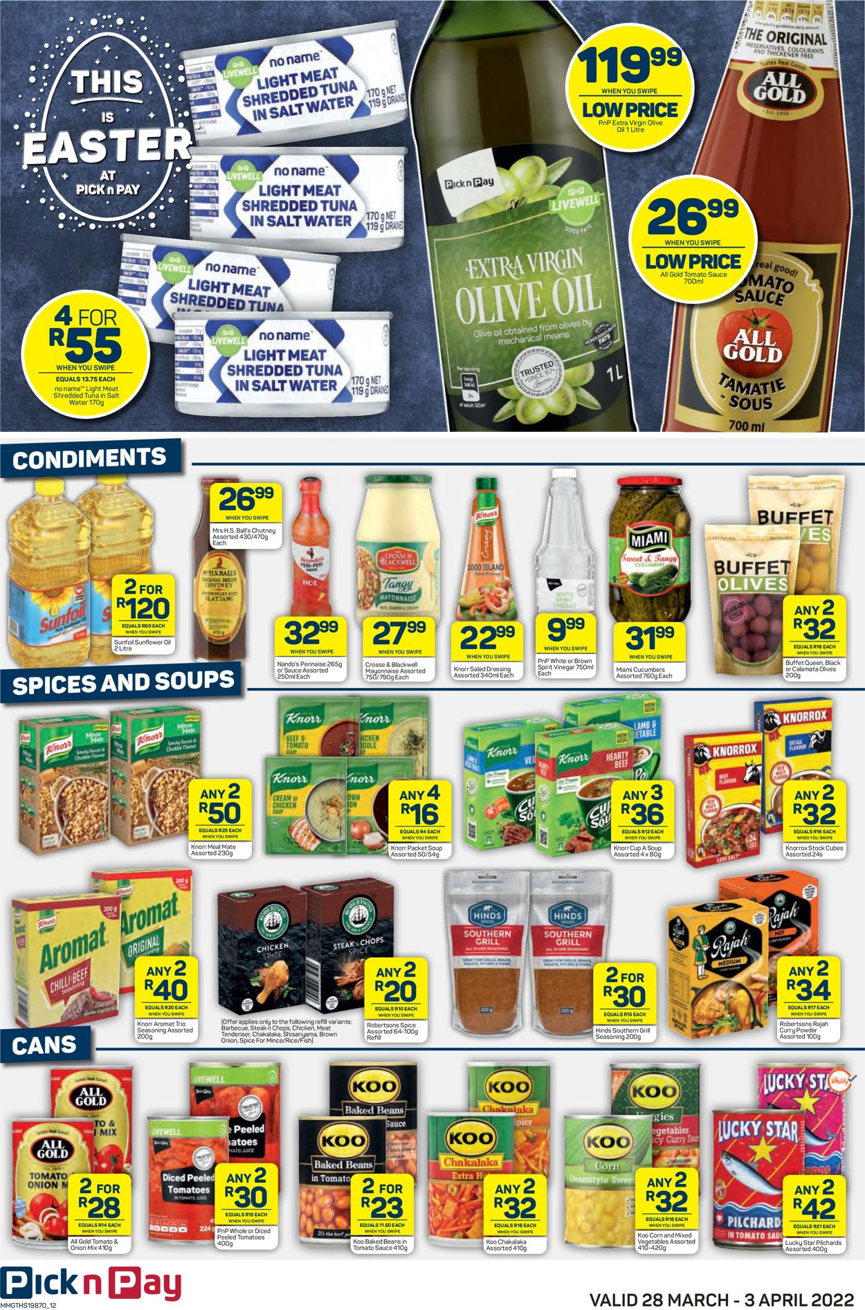 Pick n Pay EASTER 2022 Catalogue - 2022/03/28-2022/04/03 (Page 12)