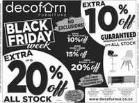 Decofurn Factory Shop Black Friday Week 2019
